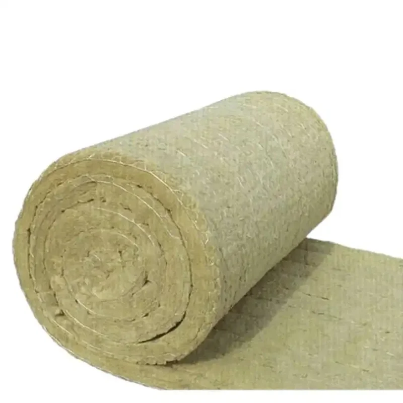 Mineral wool insulation felt rock stone wool roll for roofing insulation