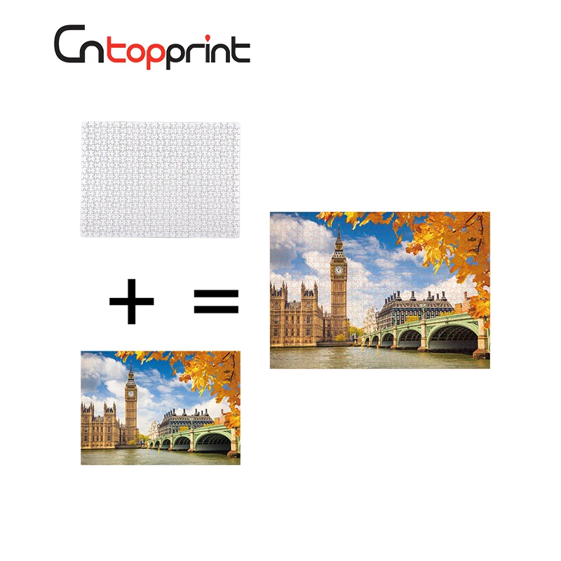 Cardboard Kids Children Educational Games Toys 1000 Piece Jigsaw Puzzle