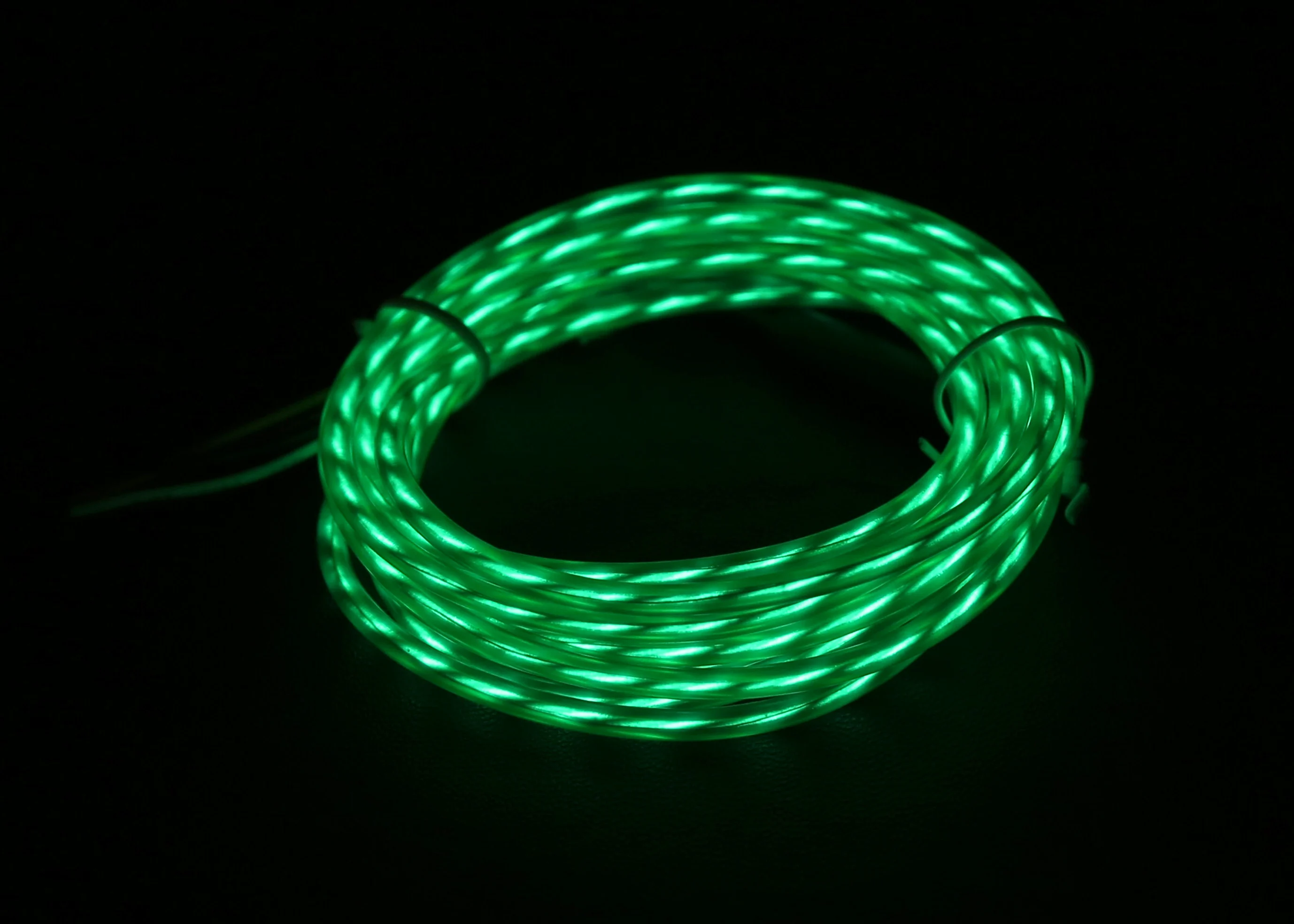 Chasing EL Wire Neon Glowing cable for Party Christmas Decoration