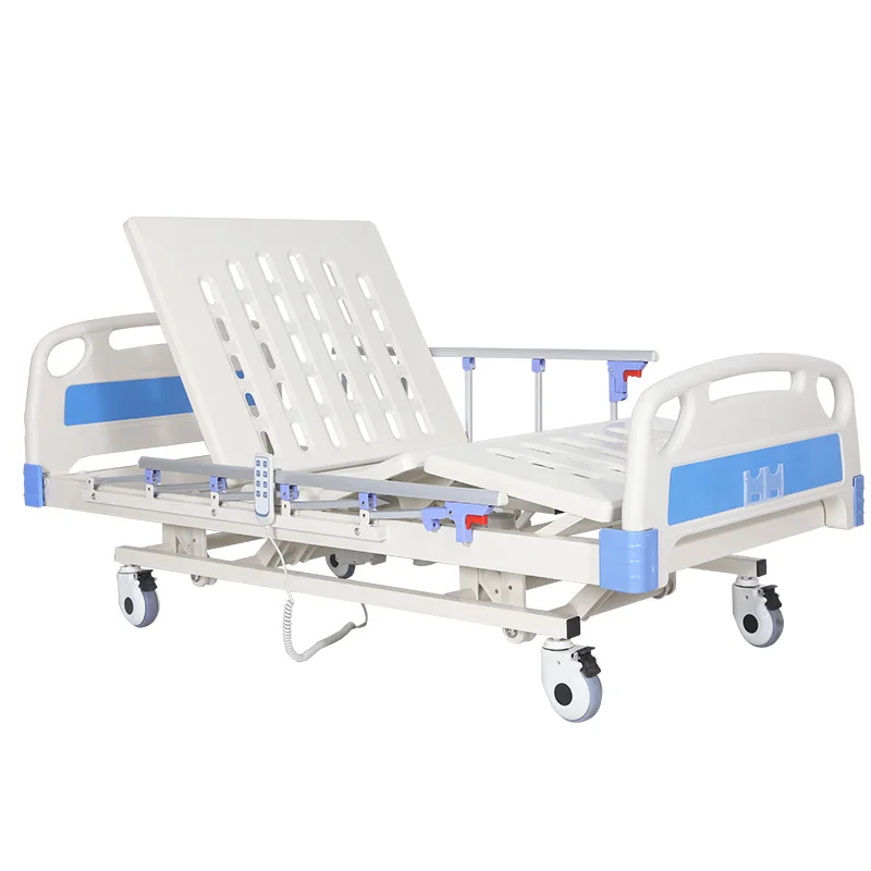 2021 hot sale for temporary isola multi functions 3 stainless folding cranks medical care hospital bed for patient