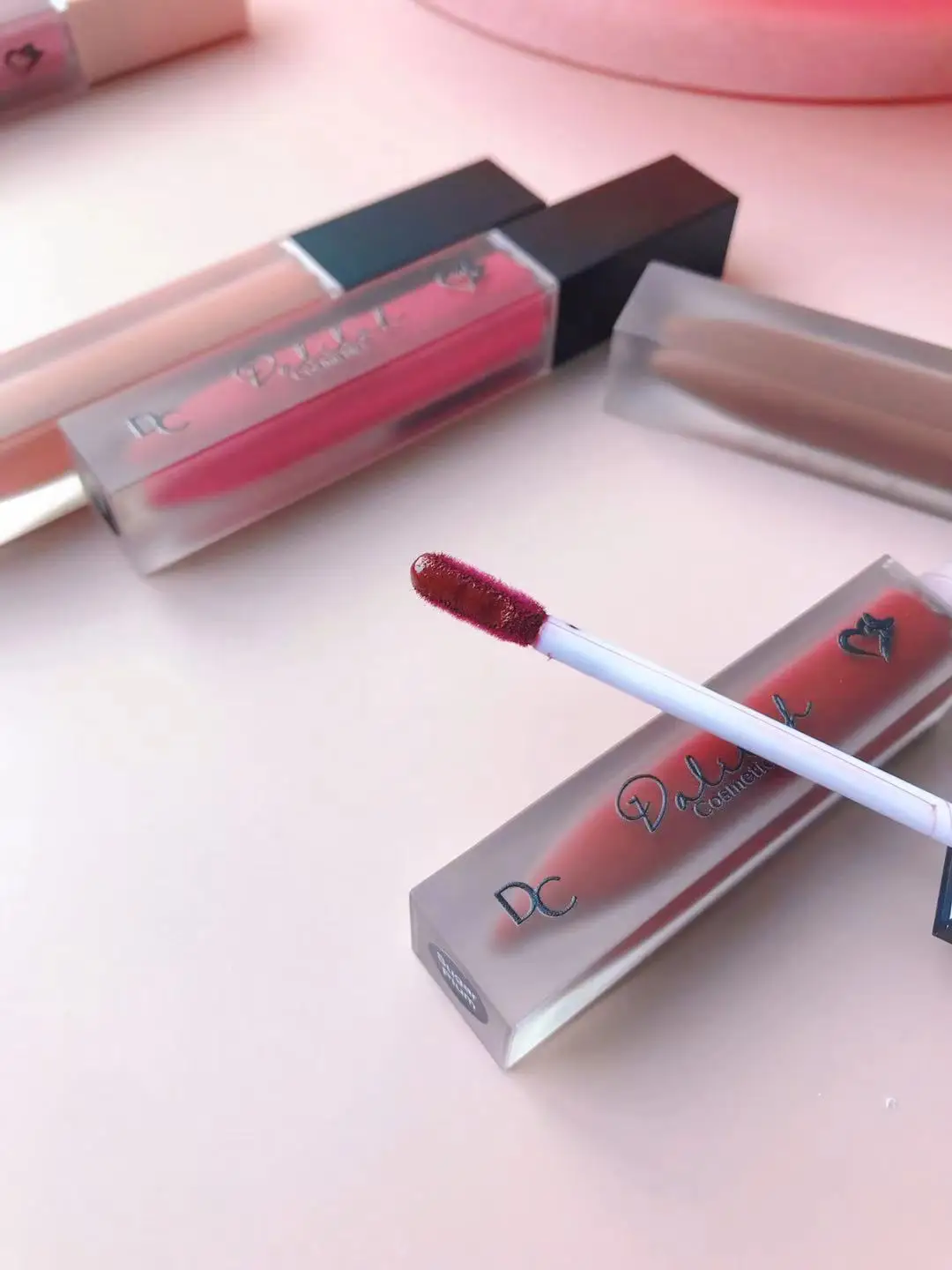 Diy Private Label Lip Gloss LipsticK Lipbalm Chapstick  Lipstick And Lip Liner Set Liptint Rebranding cosmetics