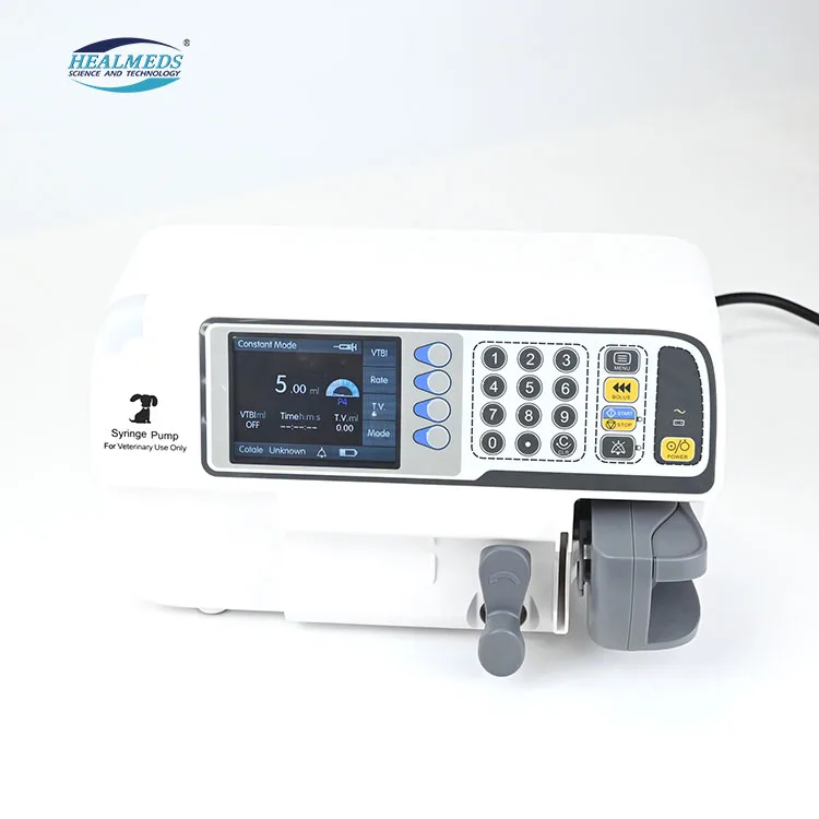 Veterinary screen medical automatic tci 60 ml single channel injection syringe pump for hospital icu use