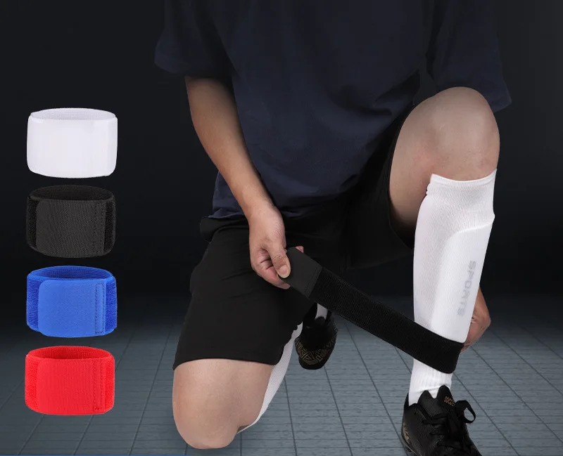 Soccer Shin Guard Strap, Anti Slip Sports Football Shin Fixed Straps,  Ankle Guards for Kicking Ball, Running, Cycling