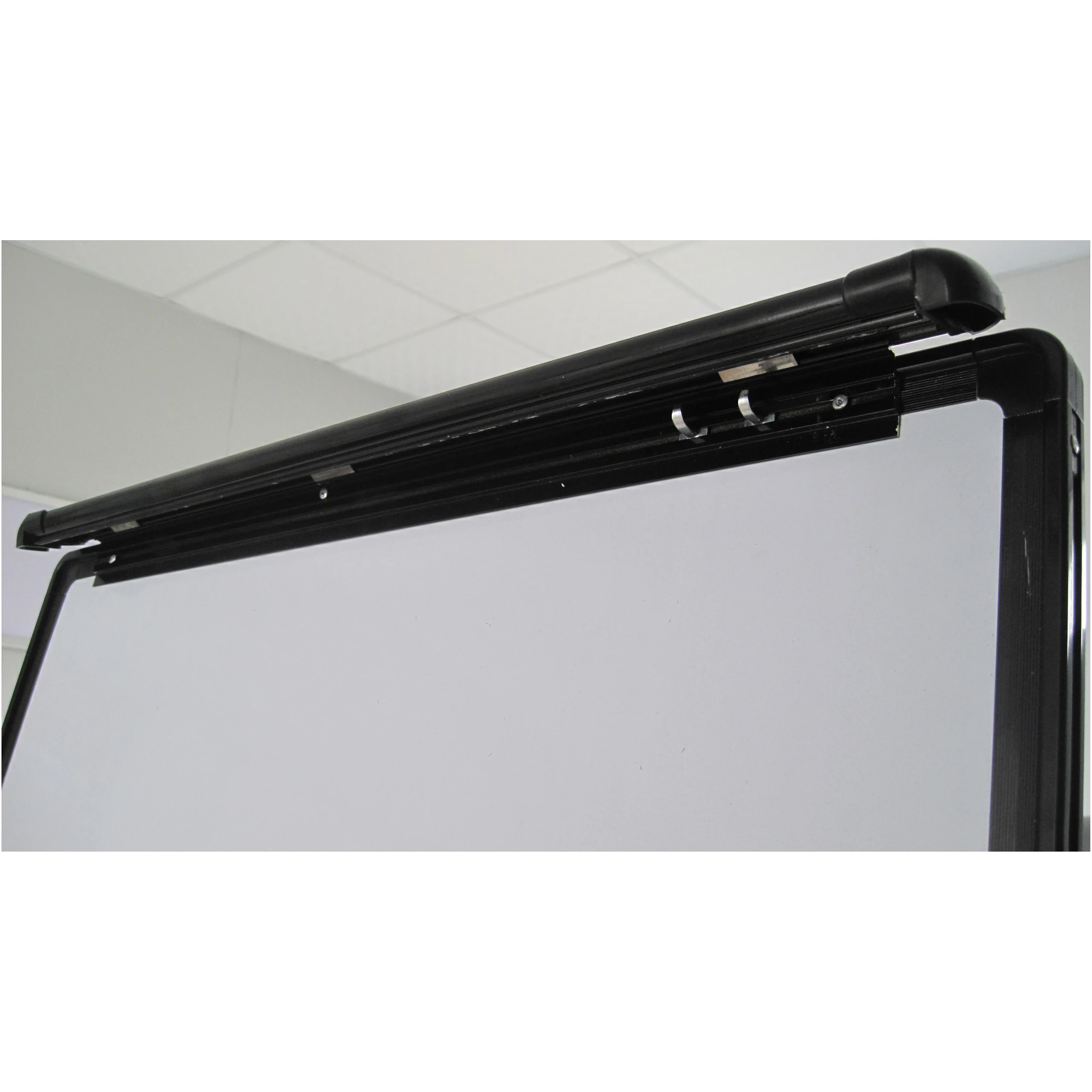 Star Legs with 5 Lockable Castors Lacquered Steel Surface Flipchart  Whiteboard