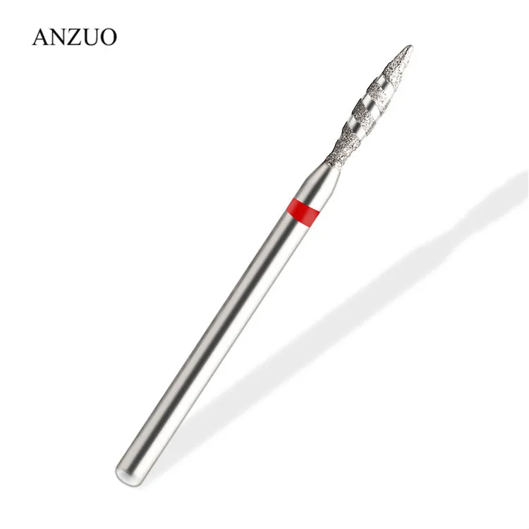 50pcs/pack Emery Milling Cutter Manicure Electric Rotary Burrs Cuticle Clean Nails Accessories Salon Nail Care Nail Drill Bits