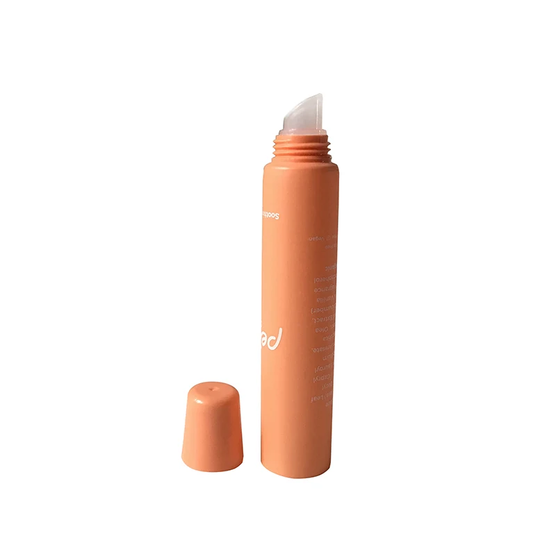Custom private luxury logo plastic squeeze tubes container packaging empty lip balm tube