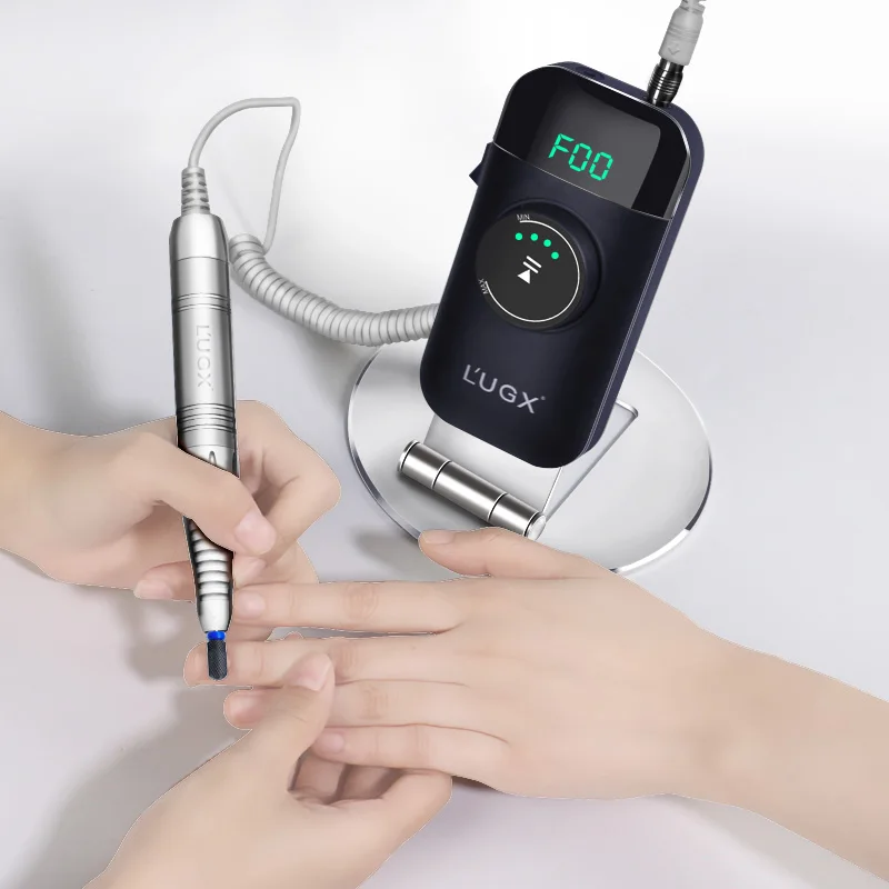 
LUGX LG609 Portable manicure set machine Brushless motor Taladro inalambrico 