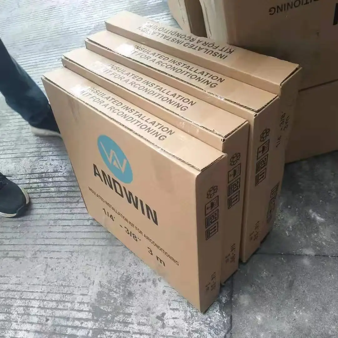 Mainly 20 Meters Insulated Pair Coil Copper Tube for R410A AC