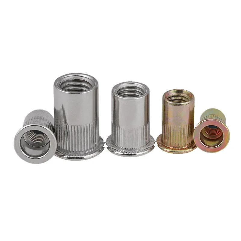 Stainless steel and carbon steel blind rivet nut