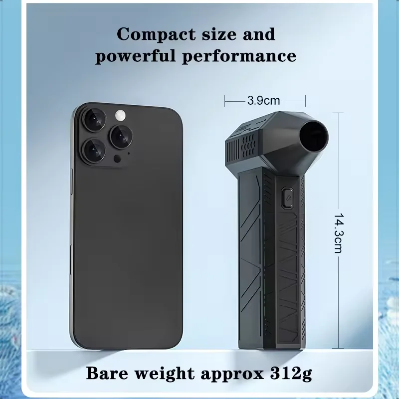 Portable 13000RPM Power Jet Drying Mini Super Jet Blower Air Duster Mini Turbo Jet  Hand Held Fan Electric Blower Dryer