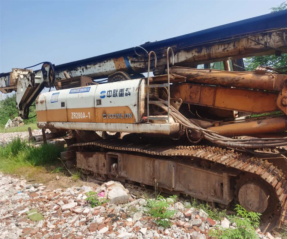 Used ZOOMLION ZR280A-1 280kN. drilling rig Zoomlion ZR220 ZR150 ZR180 ZR280 rig piling machine for sale