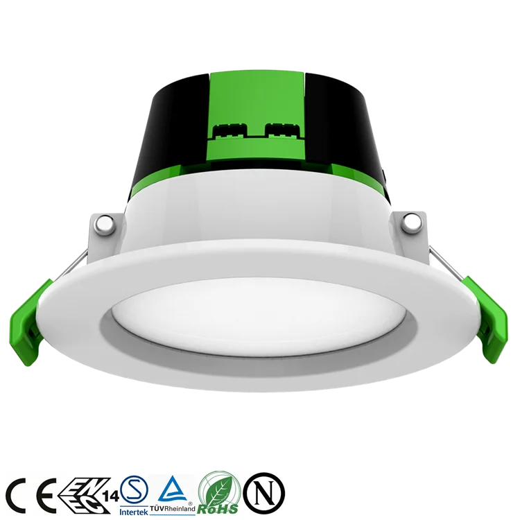 2022 IP44 waterproof SMD 9W Downlights with driver Led Recessed Ceiling Cct Anti Glare Led Downlight For Indoor