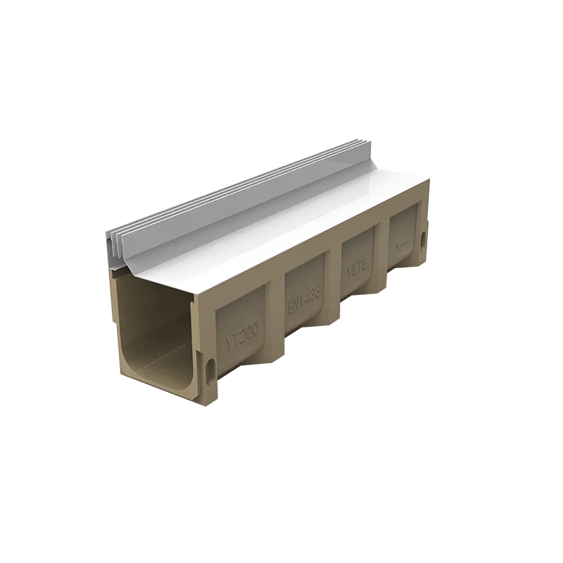 Factory CO 400*325 slot drain stainless steel water channel drainage polymer concrete drainage channel grating drainage cover