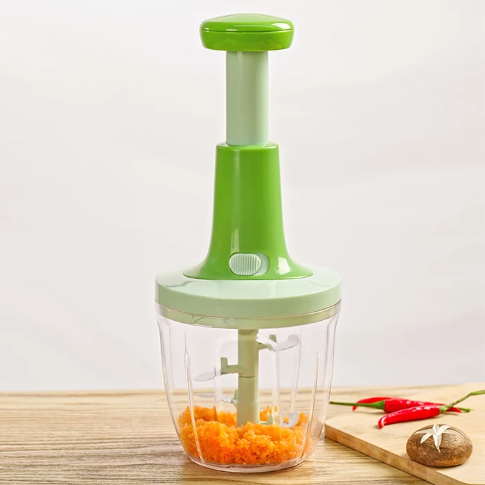 Amz Top seller Kitchen Vegetables Blender garlic cutter Mini Manual food meat vegetable crusher garlic press chopper