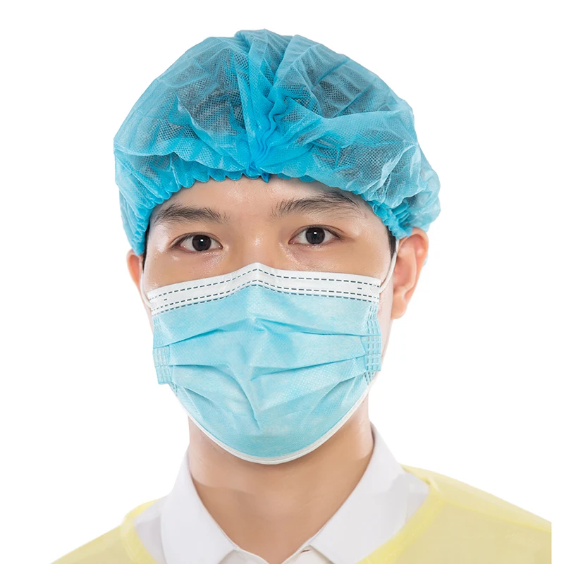 3 Ply Earloop Surgical Face Mask Protective ASTM Level 2 Facemask Non Woven Disposable Medical Masks