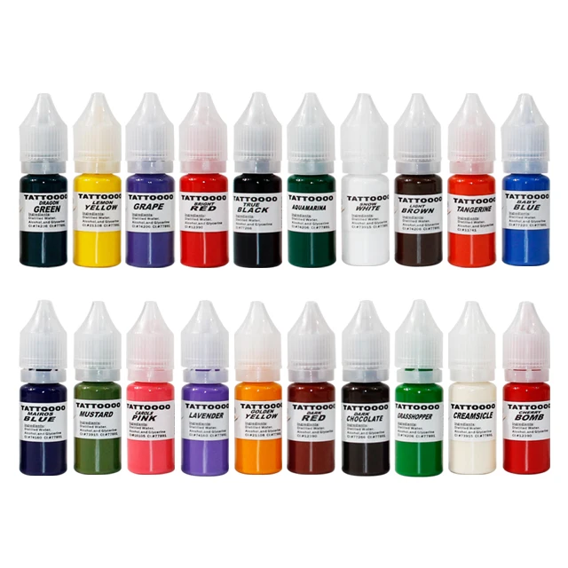 20 colors custom professionnel eyebrow lips microblading Permanent Makeup  pigment Tattoo ink