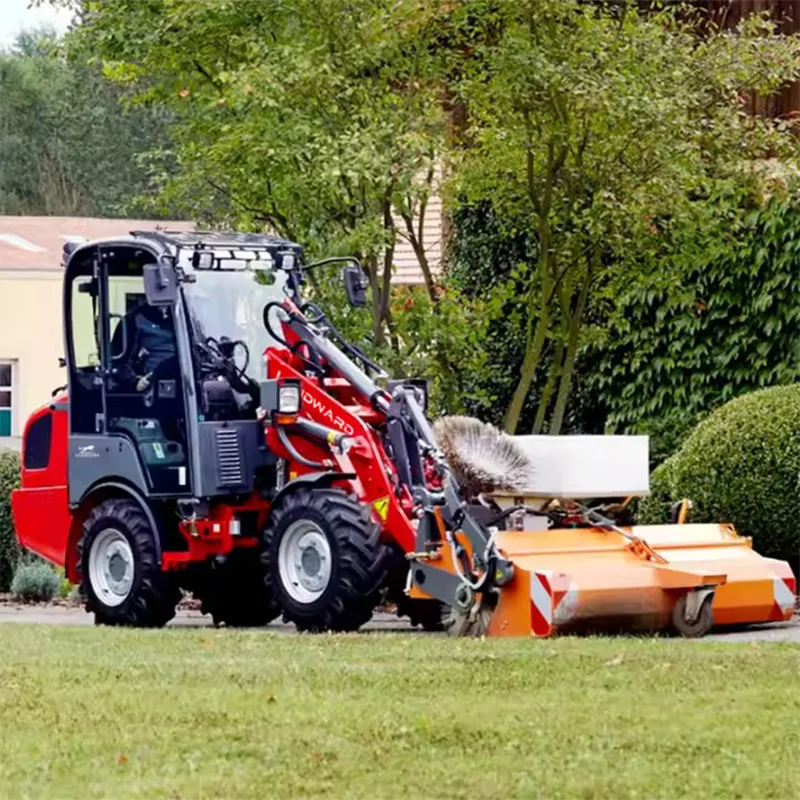 Cheap European Style Diesel Steering Micro Diesel Loader Bucket Micro Mini Loader