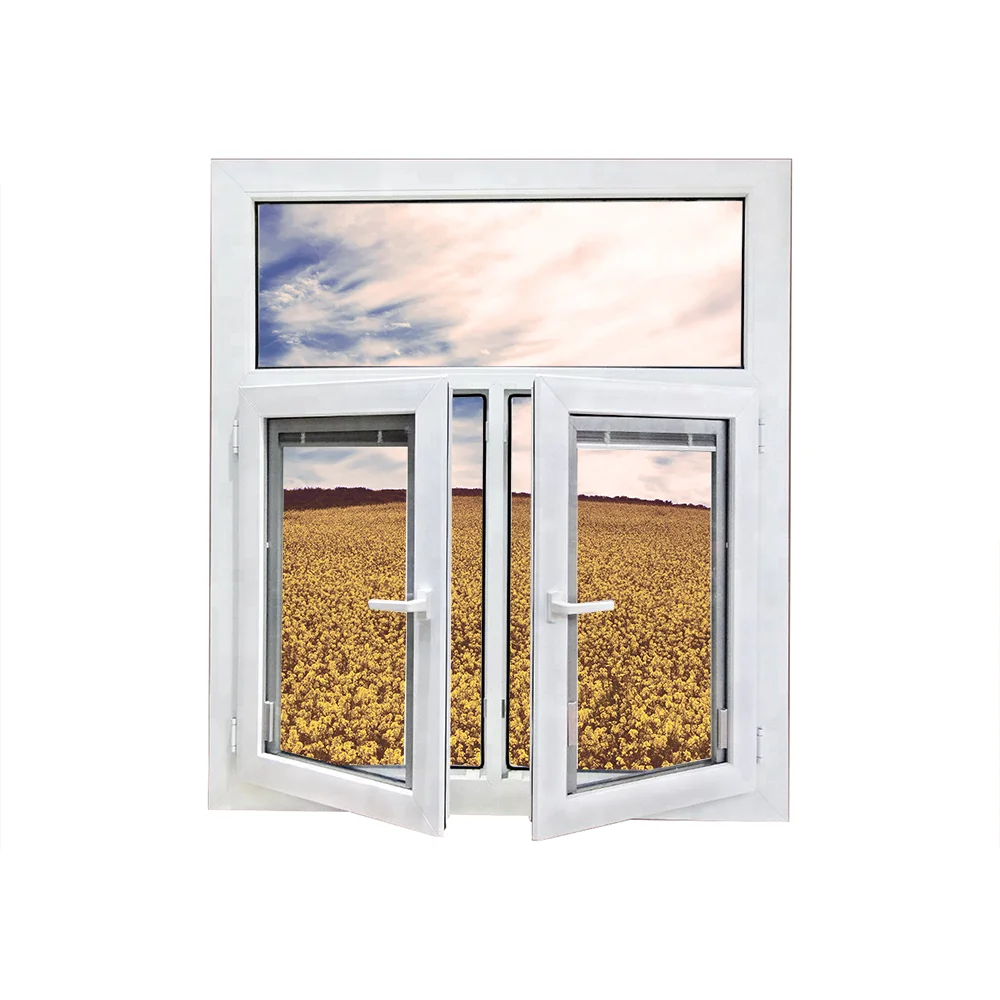 GEMINI Cheap Factory Price UPVC / PVC Windows Casement Window With Handle