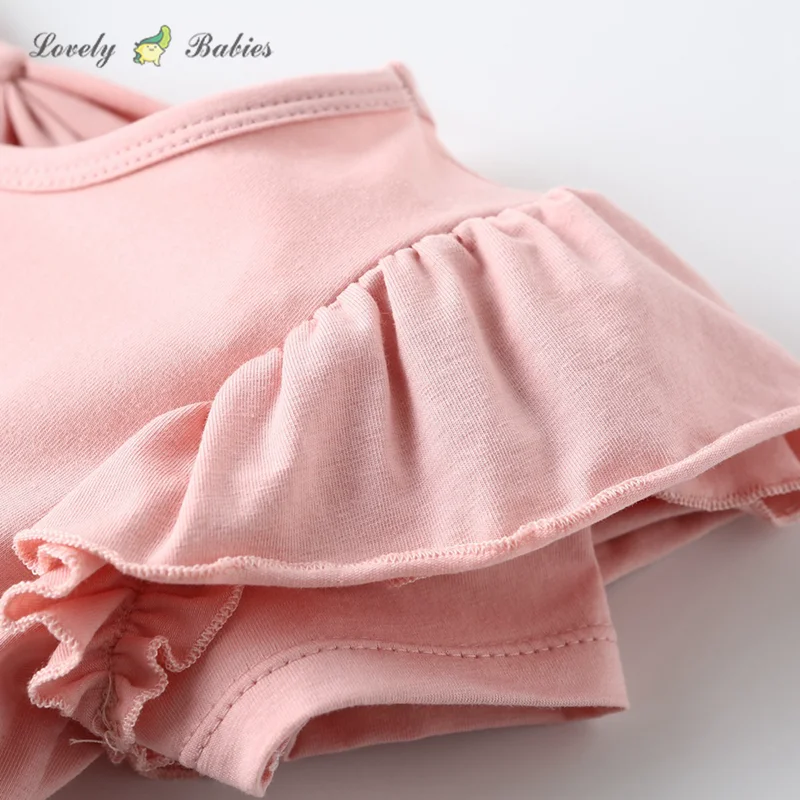 latest baby girl mesh yarn wear Cotton ruffled puff sleeve casual dress for birthday