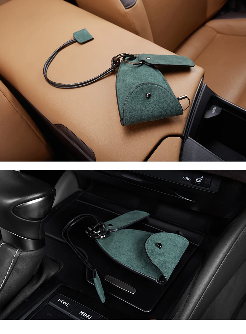 Alcantara универсальная сумка для ключей Автомобильный держатель