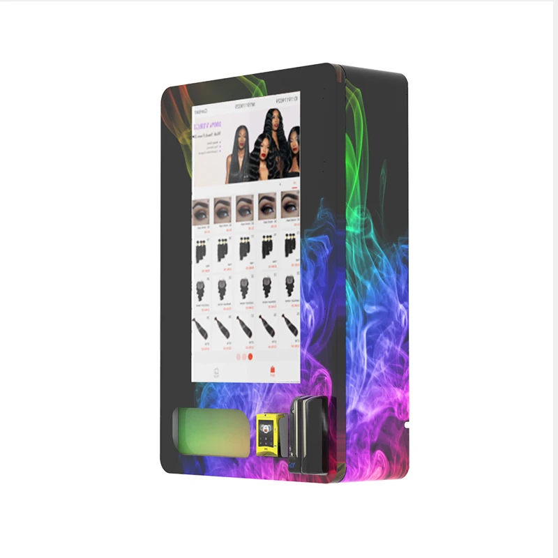 Небольшой мини-торговый автомат красоты с монетой