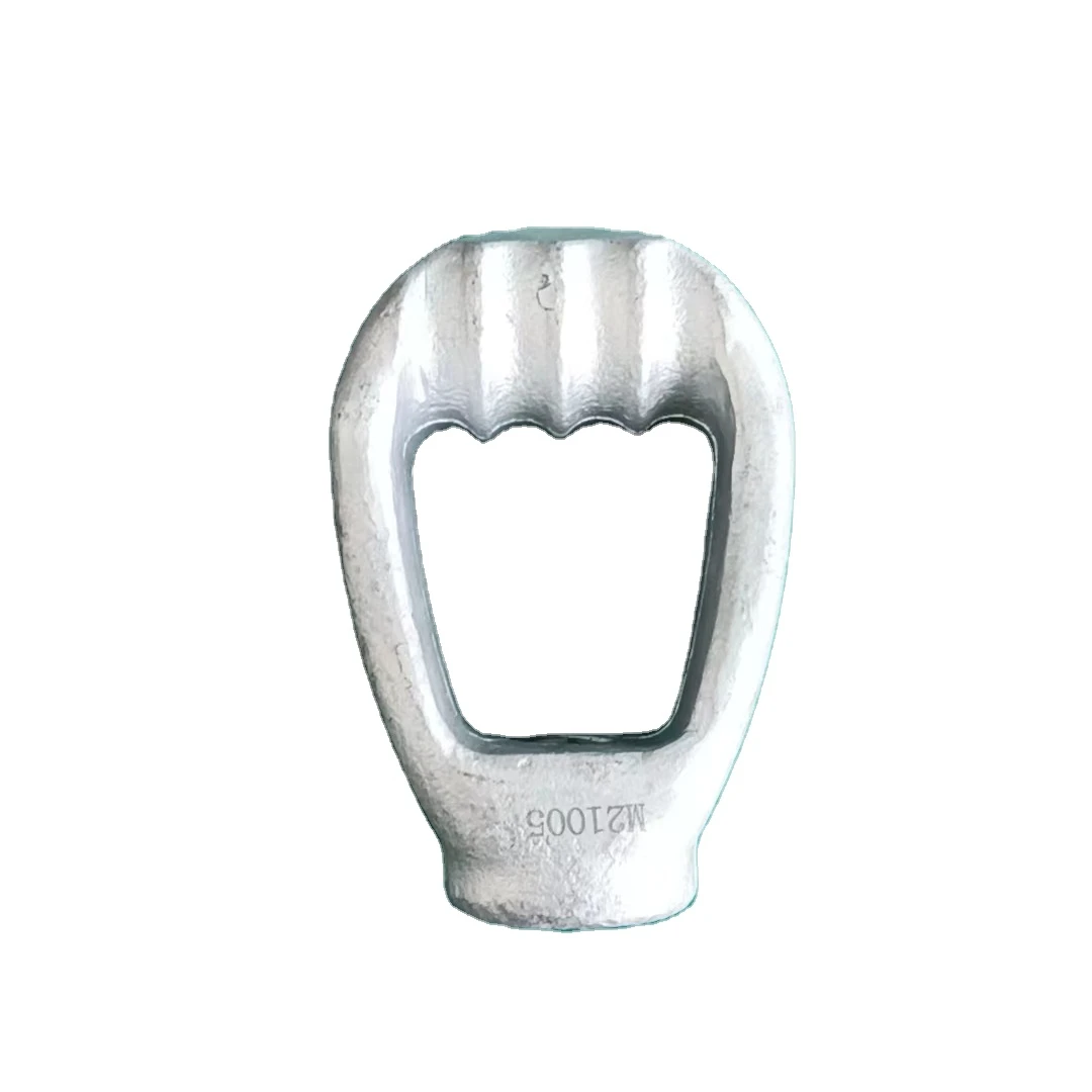 Forged Thimble Triple Eye Nut For Anchor Rod Pole Line Hardware