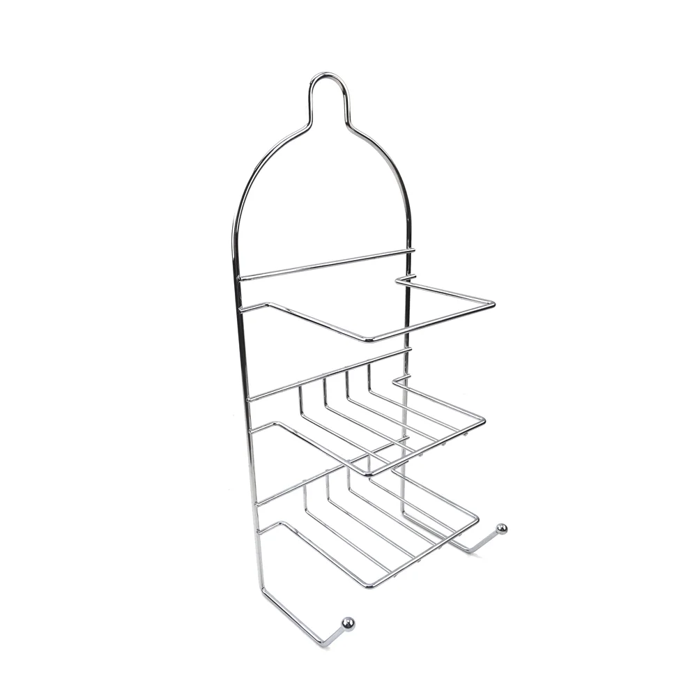 Bathroom Corner Small Hanging Wire Metal Shower Caddy For Storage