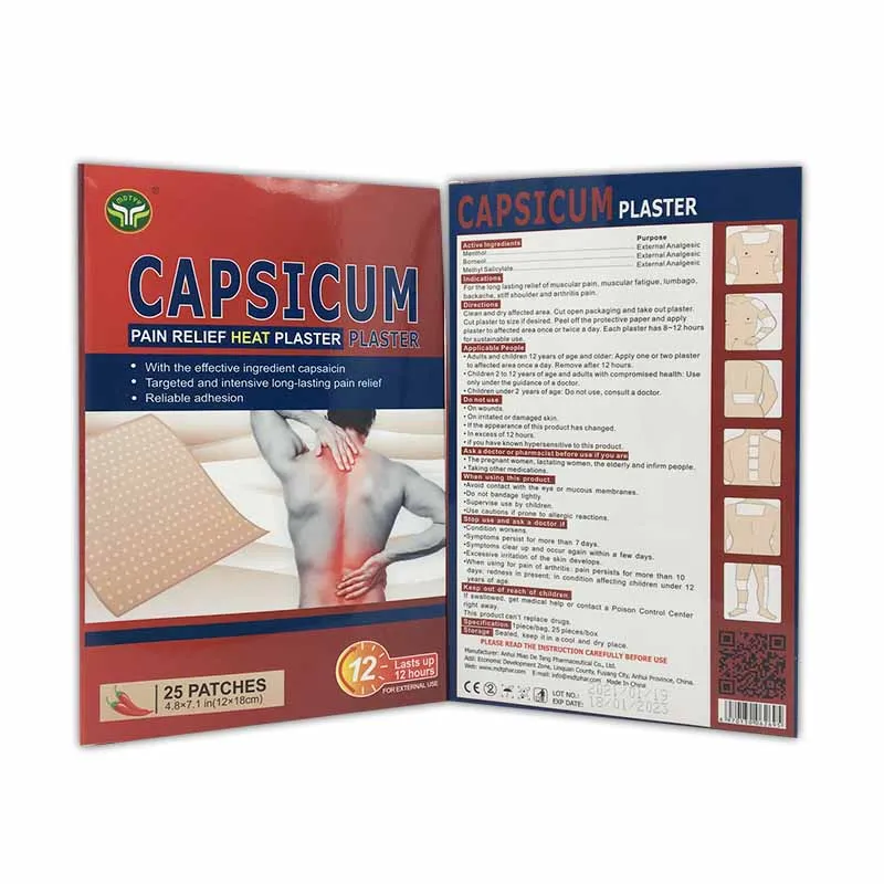 Pain Relief Tiger Capsicum Plaster Rheumatism Paste