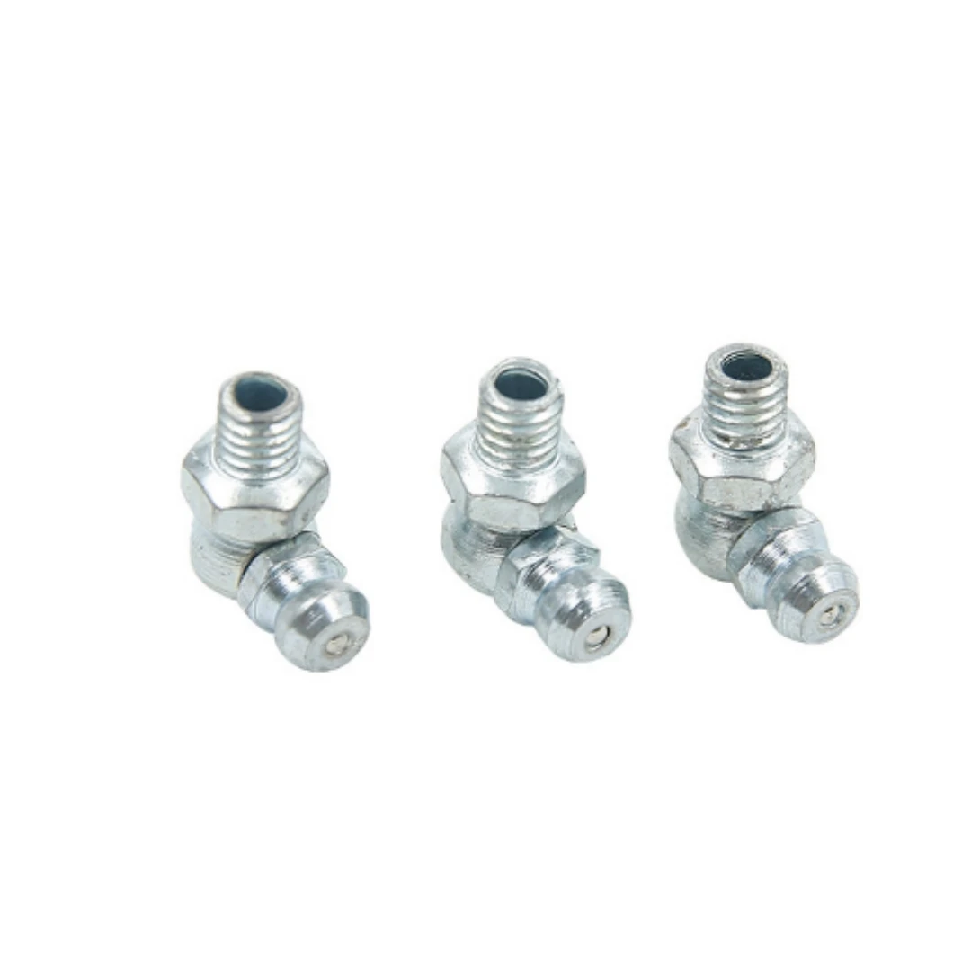 Steel Grease Nipples Hydraulic Type DIN 71412 M10 X 1 mm Straight