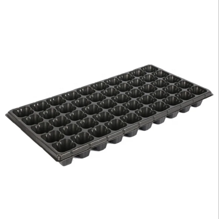 PET Material Irrigation Seed Trays With 72cells 105cells 128cells 168cells 200cells 288cells
