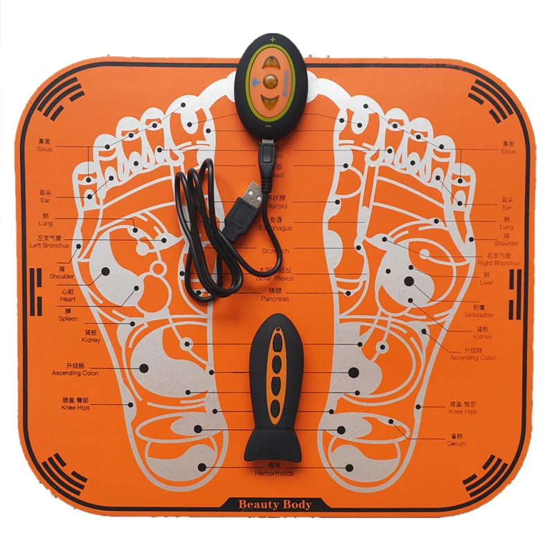 
EMS Pad Foot Massagers ABS Physiotherapy Revitalizing Pedicure Vibrator Electric Feet Muscle Stimulator Drop Ship 