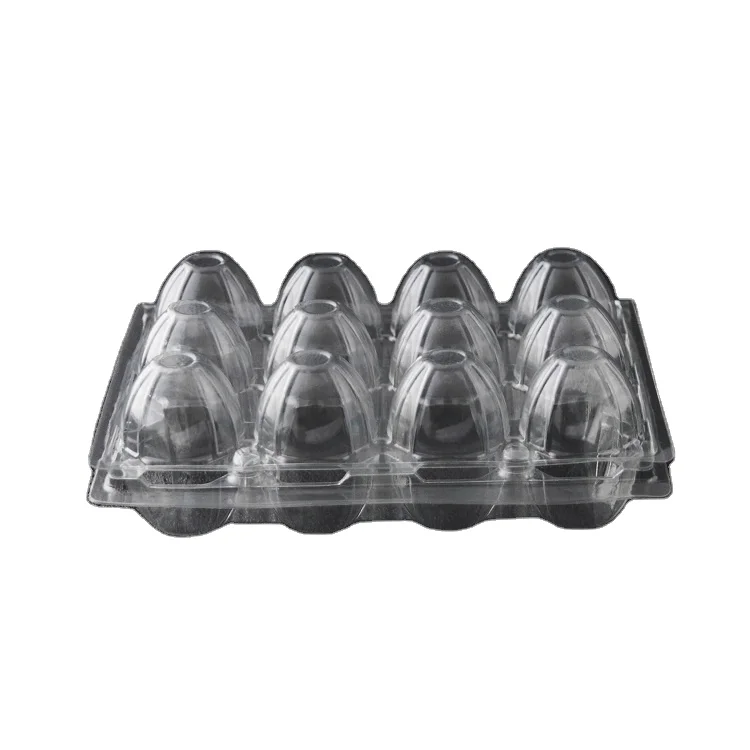 PET Plastic Quail Egg Packing 12 hole