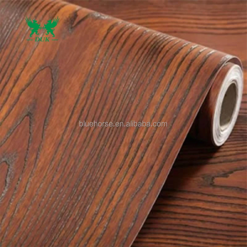 Hot press laminate decorative melamine wood grain melamine paper