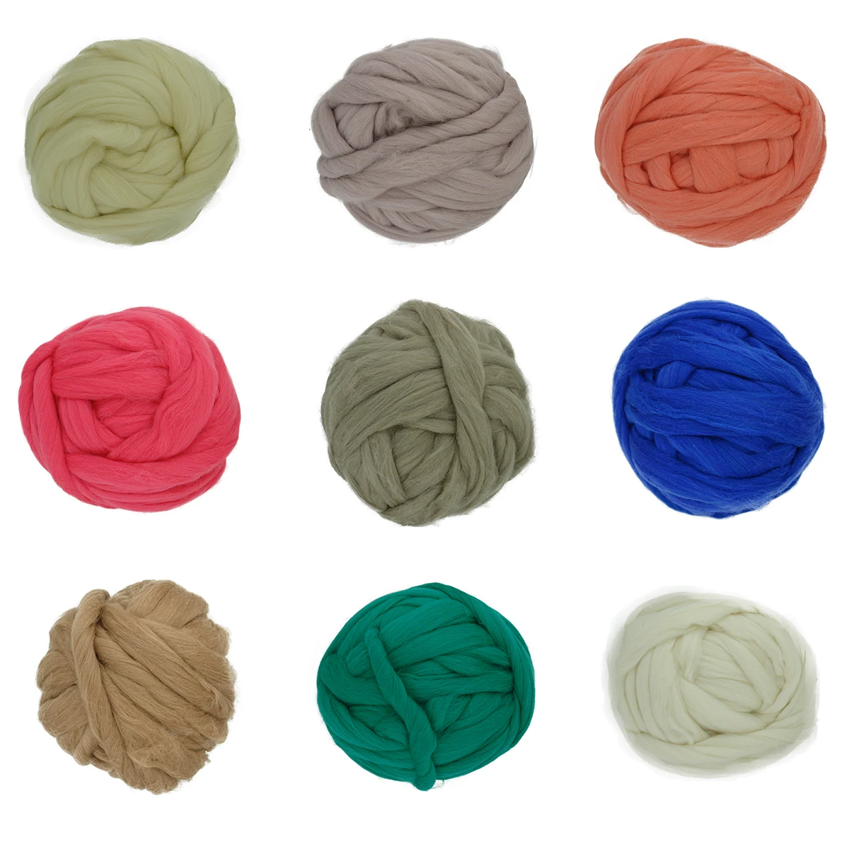 Charmkey brand most popular Giant yarn 100% Wool  Micron Super Chunky Yarn