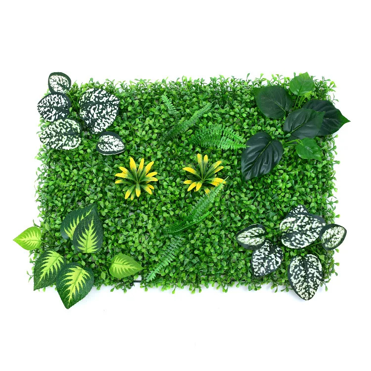 3D Artificial PE Material Green Grass Wall Decor Indoor Faux plant wall for Home Wedding Hotels Decoration