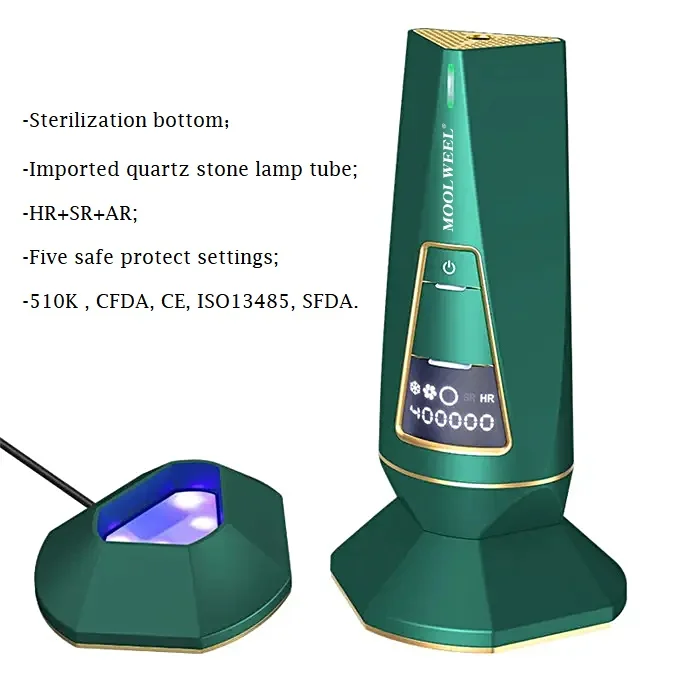 New Design IPL Laser Permanent Hair Removal 510K SFDA CE approved Home Handle Mini Portable Epilator IPL skin rejuvenation