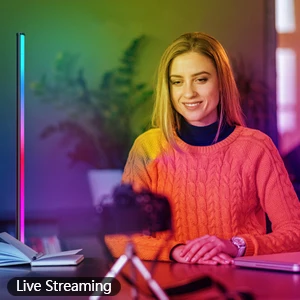 Floor Lamps Hot Sale Smart LED RGB Remote Control Floor Lamp Led Standing Corner Floor Lamp