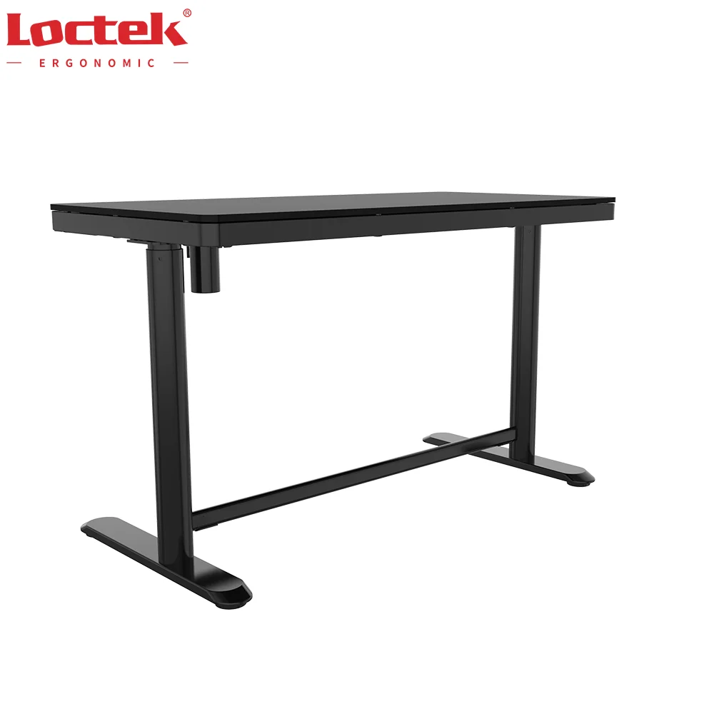 
Wooden Top Kids Children Study Sit Stand Height Adjustable Electric Table Desk Loctek ET117W 