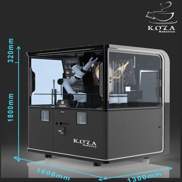Hot products vending machine indoor and outdoor unmanned retail coffee robot