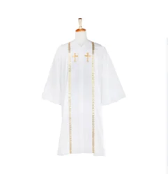 OEM service church choir uniforms wholesale clergy/choir robes embroidery
