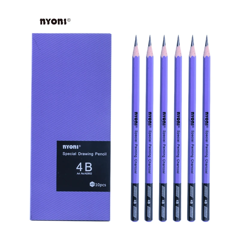 Nyoni N2802 6H-3B различные свинцовый рисунок и живопись профессиональный художественный эскиз наборы