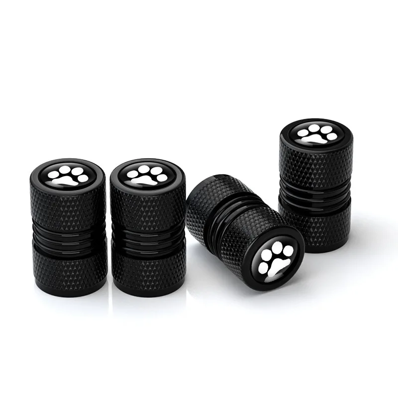 4 pcs/Pack Aluminum alloy Air Dust Covers Car Tire Caps With Custom Logo Multi Color Wheel Tire Rim Air Valve Stem Caps