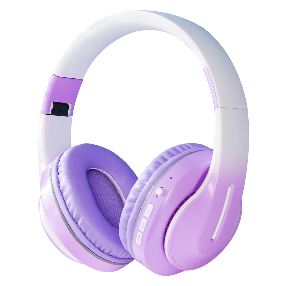 OEM Colorful bluetooths headphones extra bass wireless headsets typc-c earphones