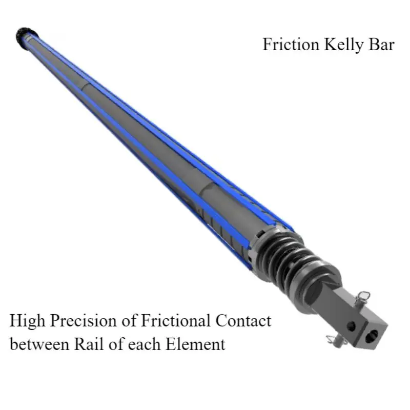 NEW 2024 LIMTA OEM Soilmec Bauer Casagrande Tescar Mait Interlocking Friction Kelly bar Pile Foundation Factory 3-8 sections