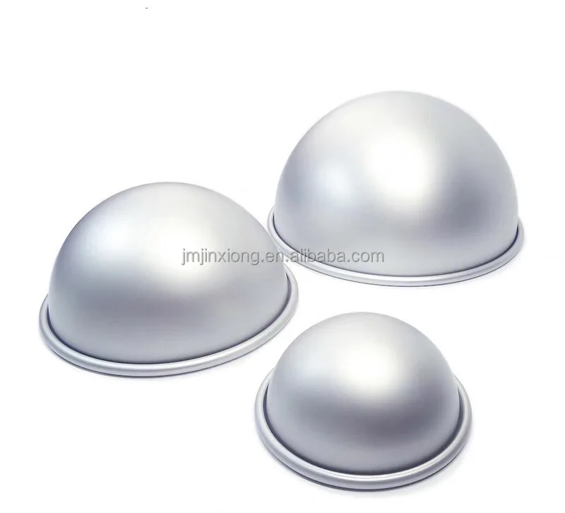 Half Sphere Hemisphere Ball Kitchen Non-stick Aluminum Cake Tin Moulding Bath Bomb Cake Mold