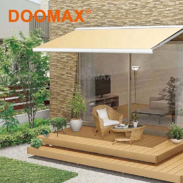 Garden Electric Awning with Automatic Sunshade Canopy