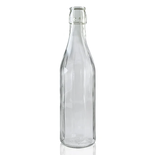 500ml glass bottles with swing top for water