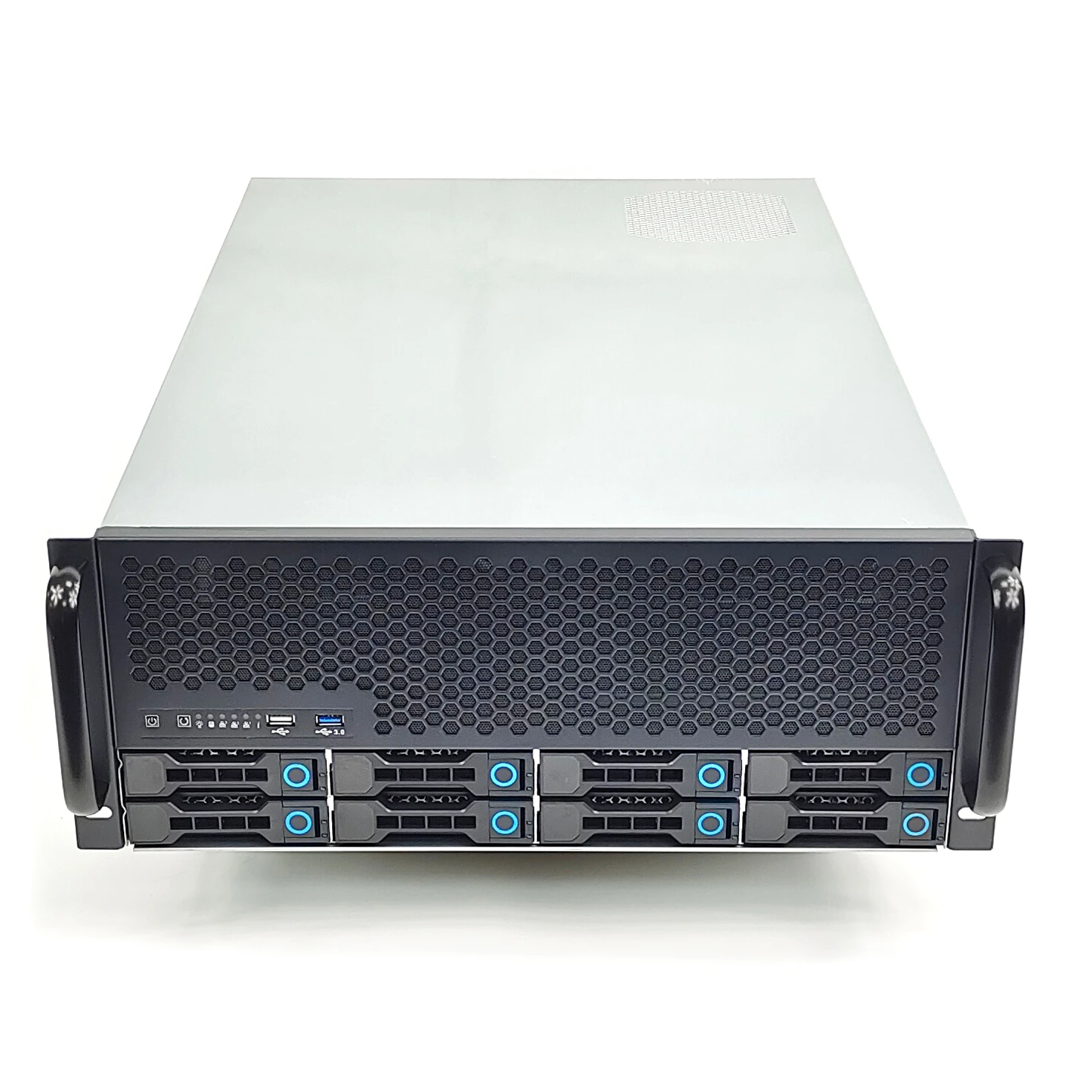 4U 8bay 12 slots server chassis for edge computing