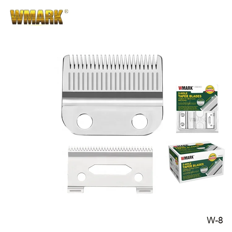 WMARK W-8  Stainless Steel  Replacement Trimmer Hair Clipper Blade for most types of professional clippers