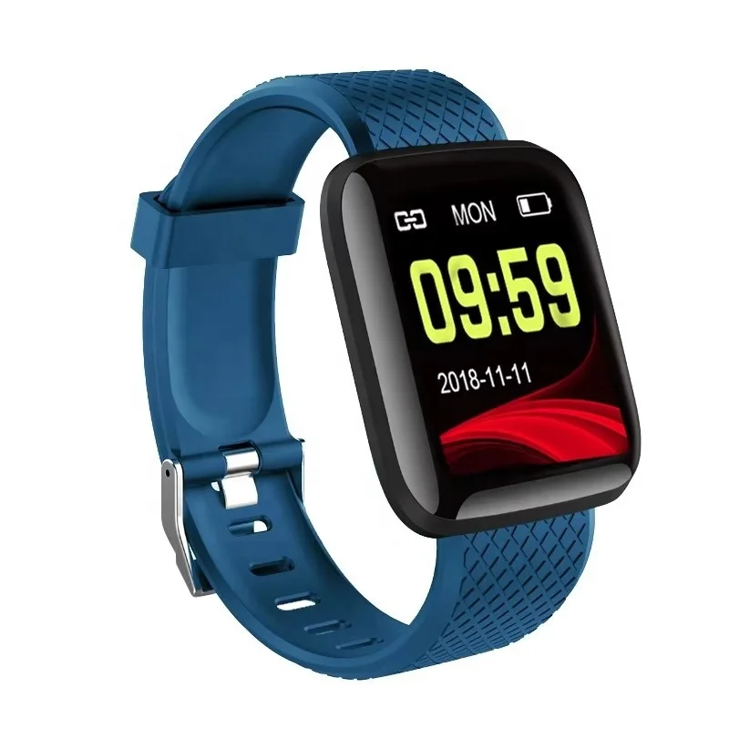 116 Plus Electronic Smartwatch Band Sport Fitness Tracker Heart Rate Blood Pressure Monitor TFT Display Bar Design Model T500